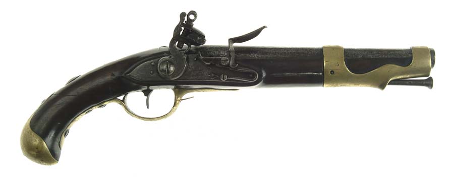 Appraisal: FRENCH FLINTLOCK PISTOL WITH US SURCHARGE Cal rnd bbl Markings