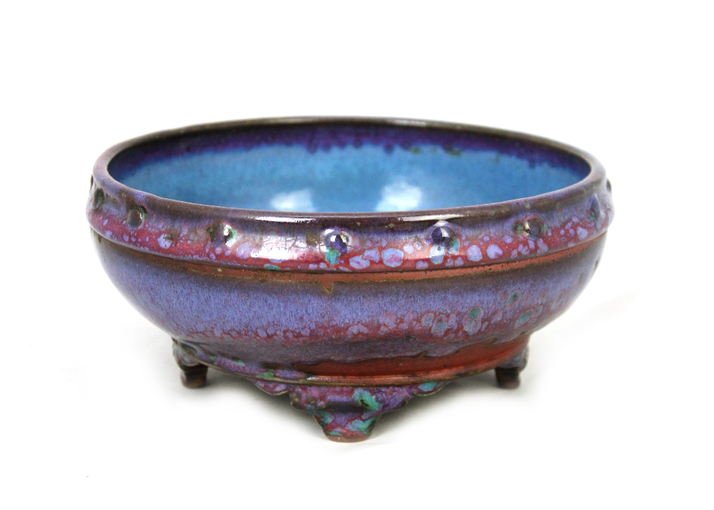 Appraisal: Charles Vyse - a Chinese style bowl circa on four