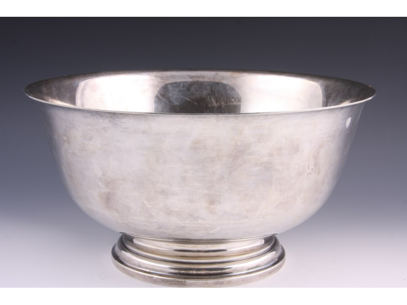 Appraisal: International Sterling Silver Revere Bowl underside stamped Paul Revere Reproduction