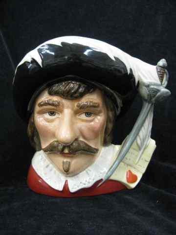 Appraisal: Royal Doulton Character Mug ''Cyrano de Bergerac''D- large on ''