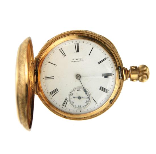 Appraisal: Waltham gold pocket watch of Southern interest circa model Royal