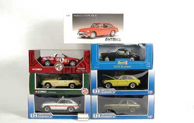 Appraisal: Corgi Revell Universal Hobbies a mixed group of MG Cars