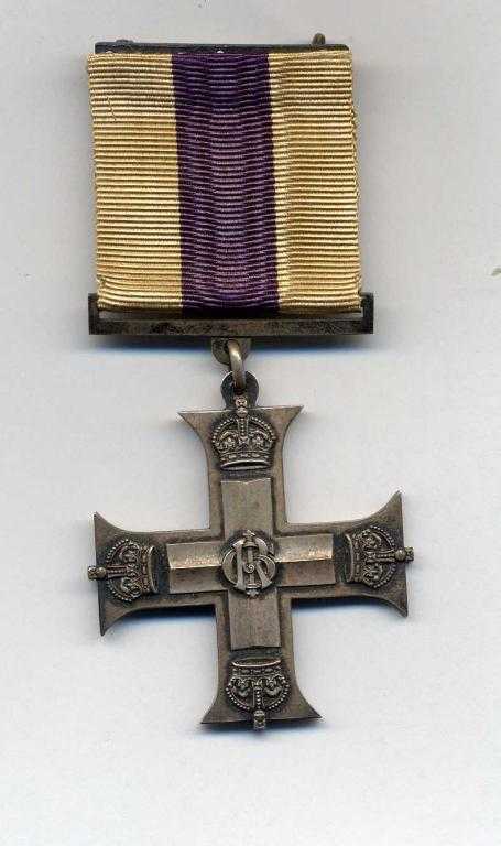 Appraisal: MILITARY CROSS pre purple morocco case of issue