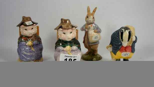 Appraisal: Royal Albert Beatrix Potter Figures Peter with Postbag x And