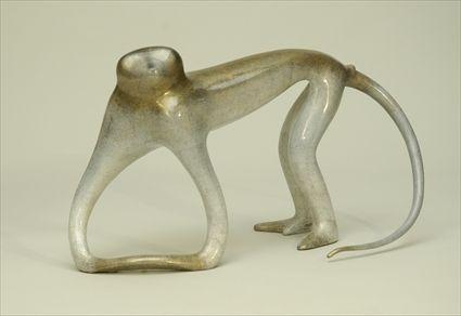 Appraisal: Italian Modern Porcelain Figure of a Monkey x in