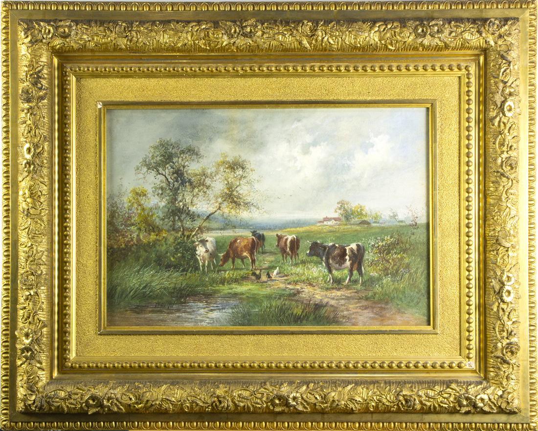 Appraisal: PAINTING BRITISH SCHOOL TH CENTURY British School th century Bucolic