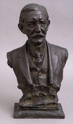 Appraisal: SAMUEL MURRAY - PORTRAIT BUST OF A MAN Plaster x