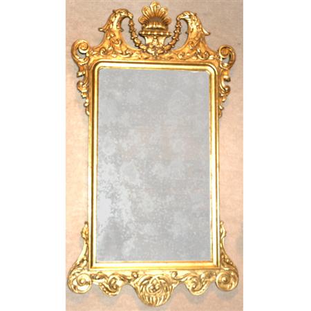 Appraisal: Georgian Style Gilt-Wood Mirror Estimate -