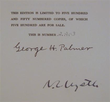 Appraisal: vol Wyeth N C illustrator Palmer George H translator Homer