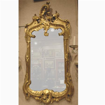 Appraisal: George II Style Gilt-Wood Mirror Estimate -