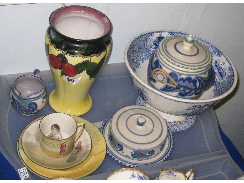 Appraisal: Lot comprising four pieces of Royal Doulton seriesware assorted pieces