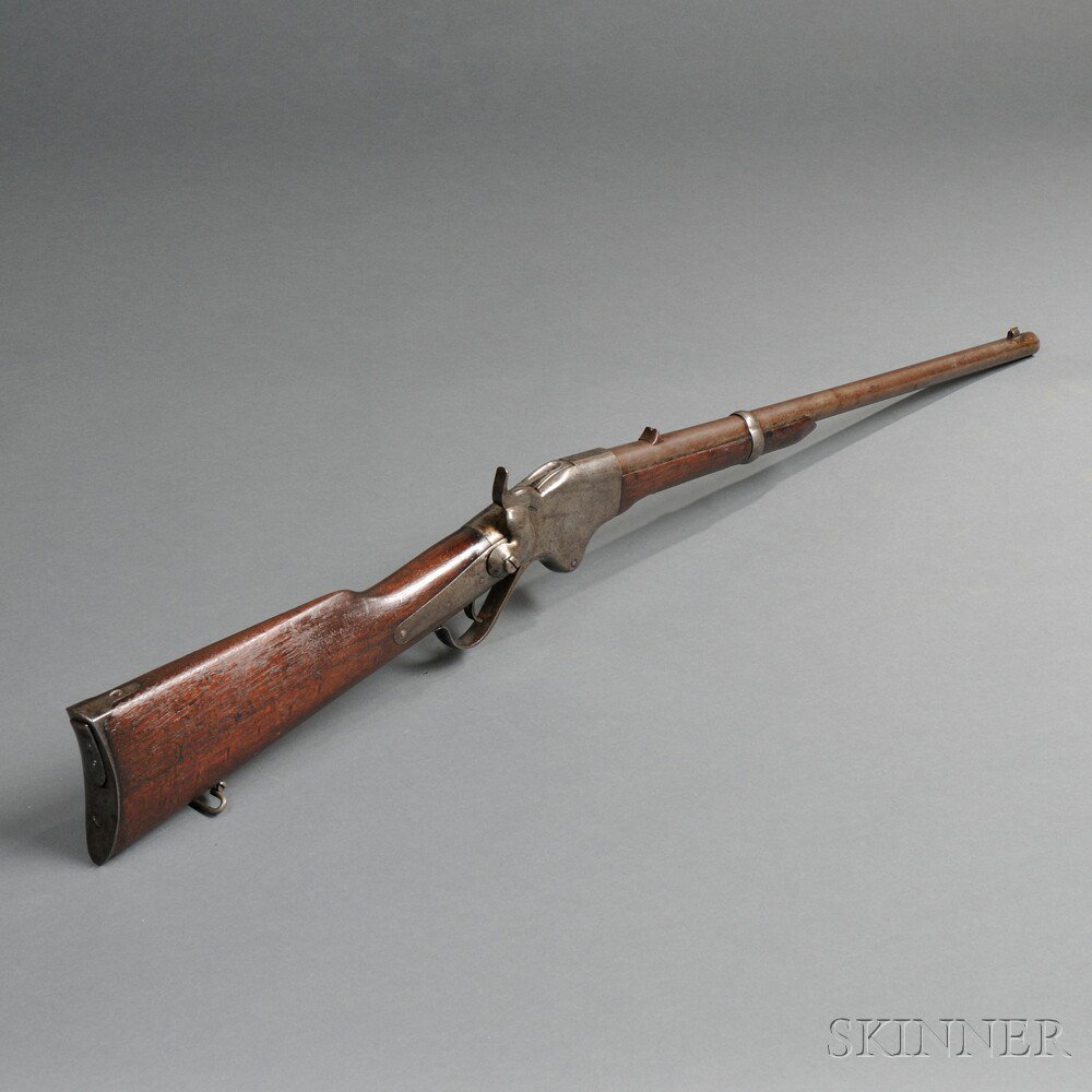 Appraisal: Spencer Carbine c - walnut stock with steel fittings serial