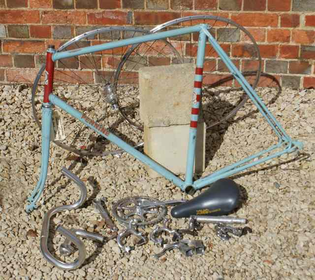 Appraisal: A PENINE CYCLES RICHMOND BICYCLE FRAME AND FORKS together with