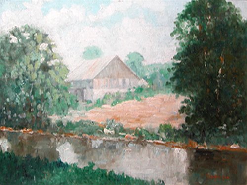 Appraisal: Artist Wayman Nelson P Pennsylvania th Century Title Barn and