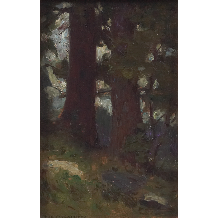 Appraisal: Charles Allen Winter American - Two Trees c oil on