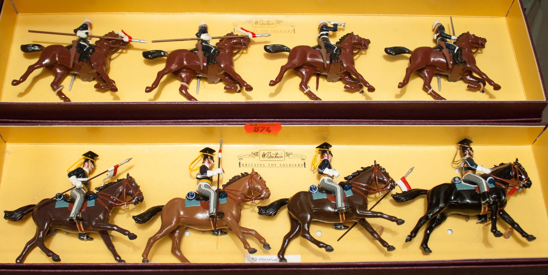 Appraisal: Two Britains th lancers boxed sets