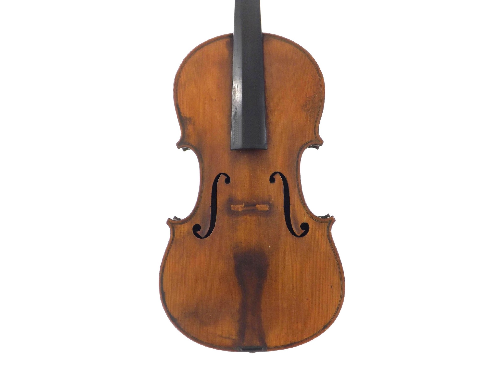 Appraisal: French viola labelled Mansuy the two piece back of medium