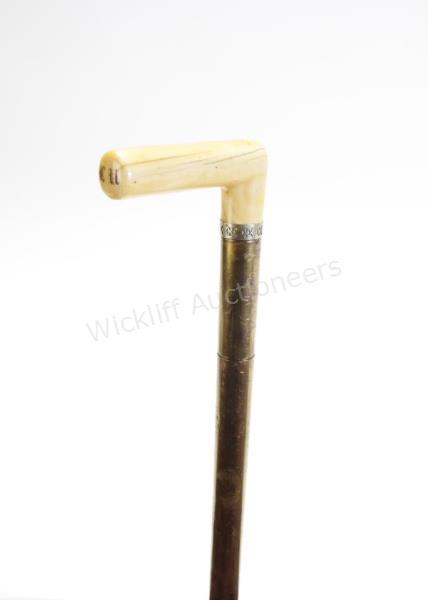 Appraisal: Brass Fruit Pickers Cane This incredible cane will make getting