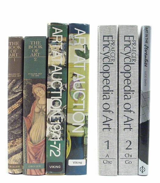 Appraisal: Art vols incl Praeger Encyclopedia of Art NY vols Leroi-Gourhan