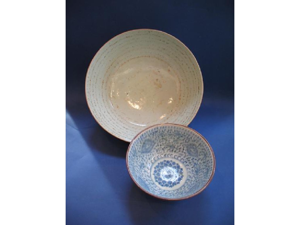 Appraisal: A CHINESE EXPORT PUNCH BOWL for the Islamic market with