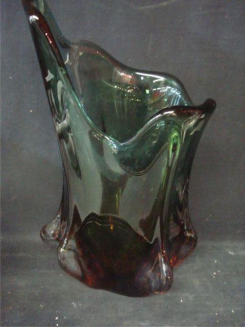 Appraisal: Art Glass Midcentury Glass Vase Possibly Murano From a Park