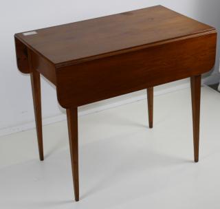 Appraisal: Hepplewhite Cherry Pembroke Table Refinished