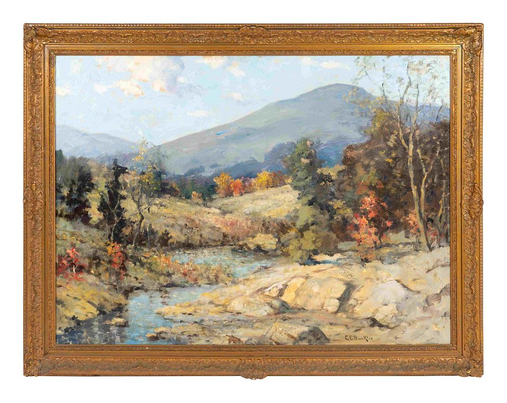 Appraisal: Charles E Buckler American - The Valley Creek Charles E