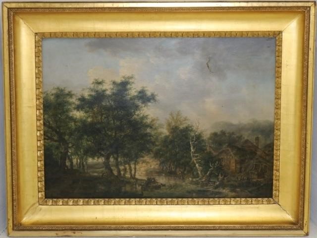 Appraisal: J C HUBER JOHANN KASPAR HUBER - SWISSARTIST OIL PAINTING