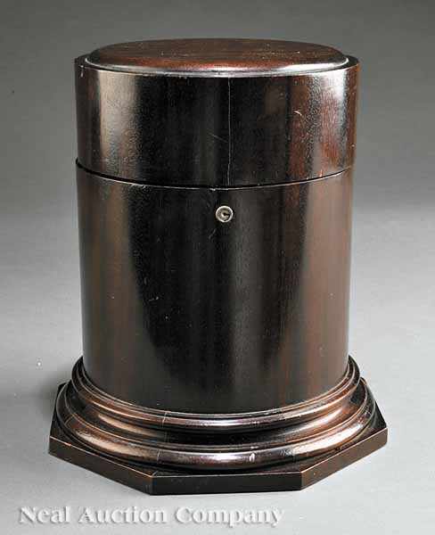 Appraisal: An Edwardian Mahogany and Glass Humidor late th c in