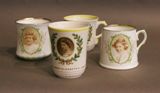 Appraisal: A quantity of Royal Doulton commemorative porcelain mugs commemorating Elizabeth