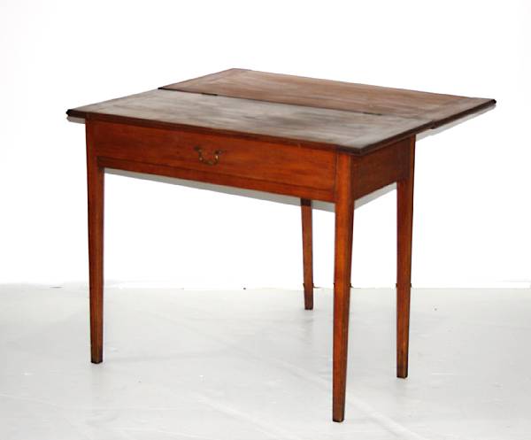 Appraisal: A Federal mahogany games table first quarter th century top