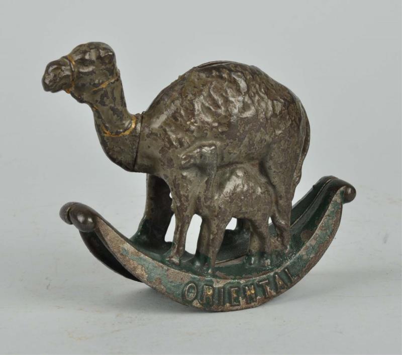 Appraisal: Oriental Camel Cast Iron Still Bank Manufactured by A C