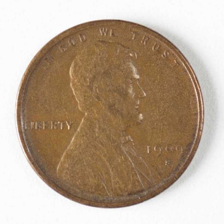 Appraisal: RARE LINCOLN HEAD PENNY -S V D B wheat ears