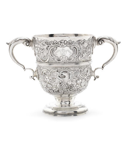 Appraisal: An th century Irish silver two-handle cup maker's mark SW