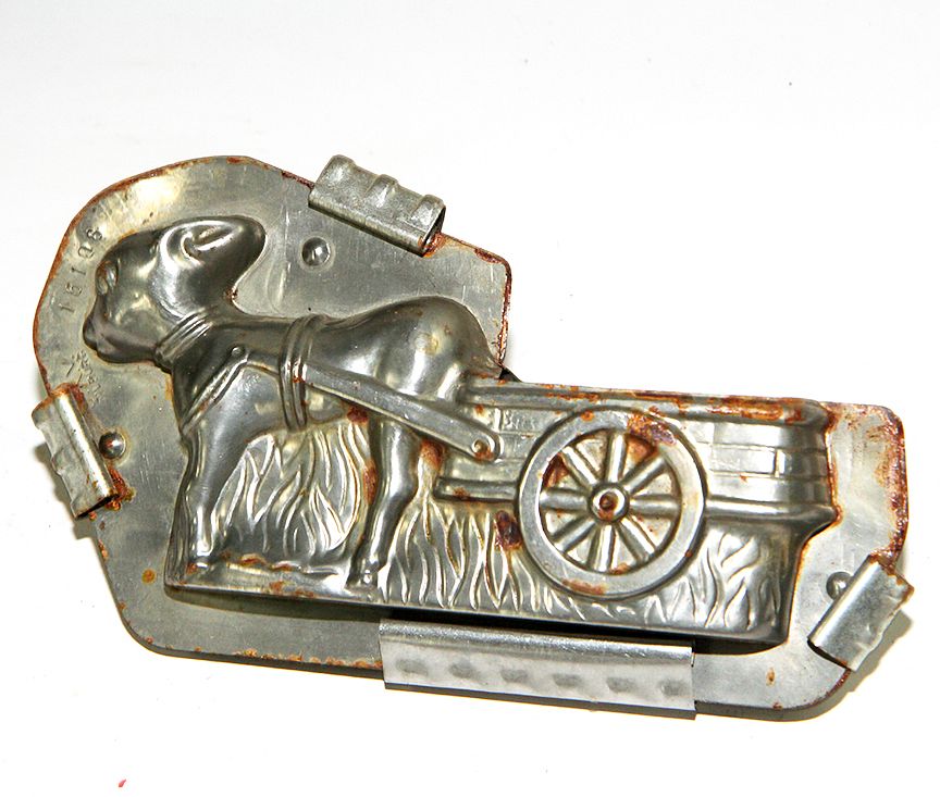 Appraisal: Donkey Cart Chocolate Mold J K V Tilrurg x