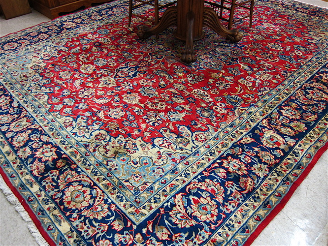 Appraisal: PERSIAN MASHAD CARPET Razavi Khorasan Province northeastern Iran floral and