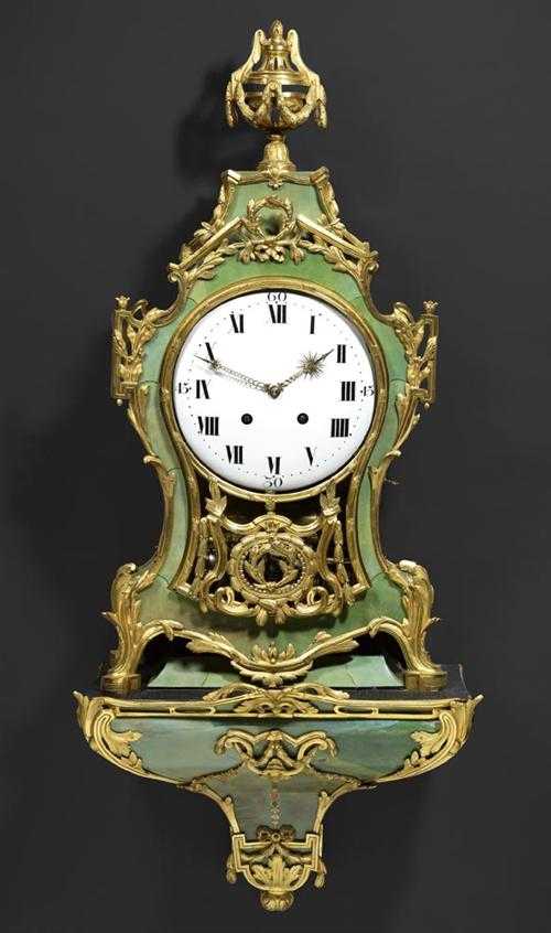 Appraisal: IMPORTANT CLOCK WITH CHIMES ON PLINTH Louis XVI the movement