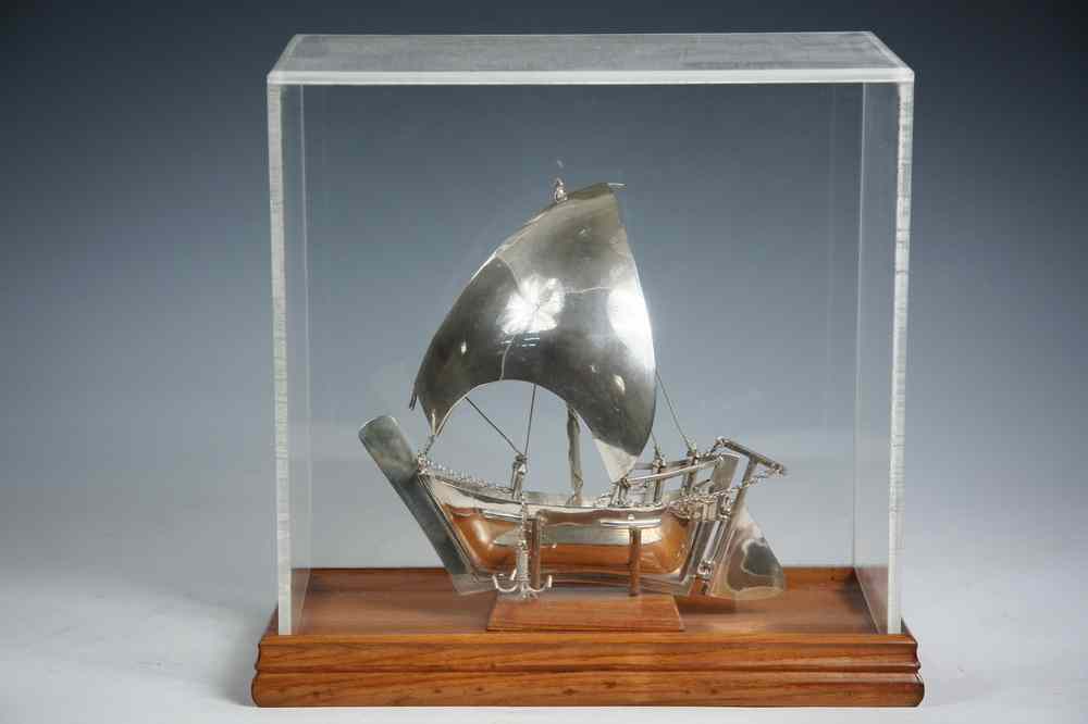 Appraisal: STERLING BOAT MODEL - Sterling Boat Model of a Middle