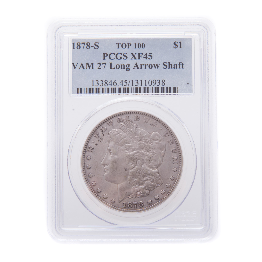 Appraisal: US -S Morgan Dollar PCFS XF- VAM- R- -S Morgan