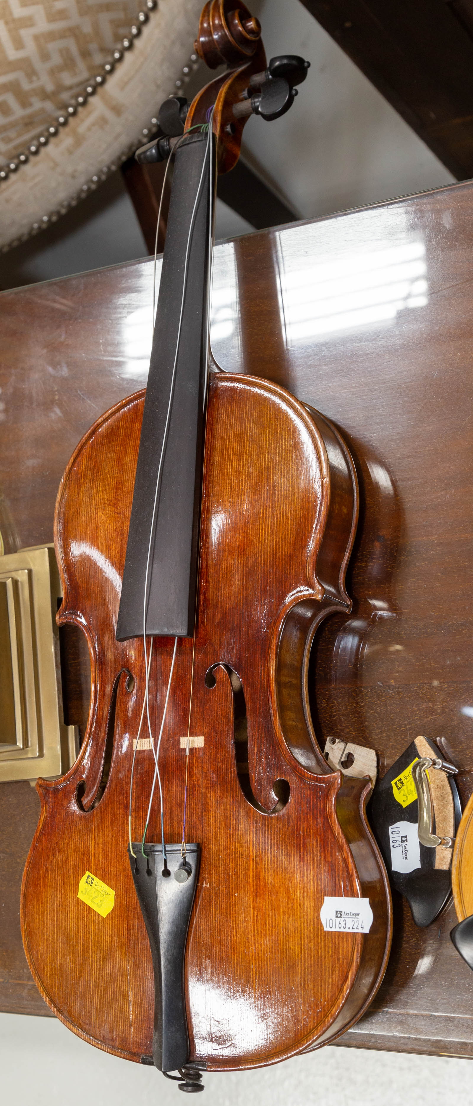 Appraisal: STRADIVARIUS STYLE VIOLIN ENRICO ROBELLA Milan dated