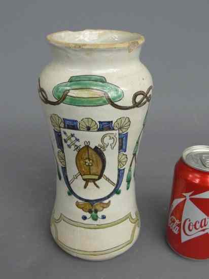 Appraisal: Continental drug jar '' Ht As found