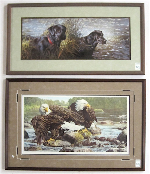 Appraisal: TWO LIMITED EDITION OFF-SET LITHOGRAPHS Brian Jarvi titled Fishing the