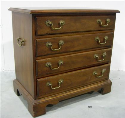 Appraisal: Diminutive mahogany chest of drawers th century American Masterpiece Collection