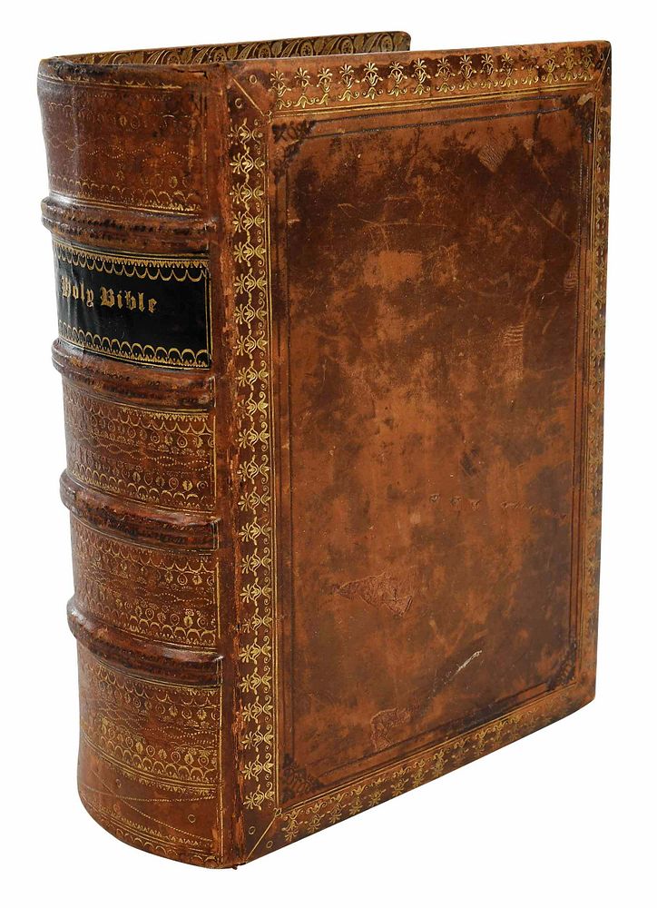 Appraisal: Leatherbound King James Bible The Holy Bible Containing the Old