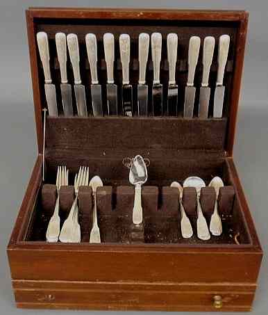 Appraisal: Sterling silver flatware service by International pattern dinner forks knives