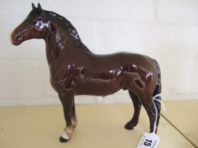 Appraisal: A Beswick horse Welsh cob second version brown colouring