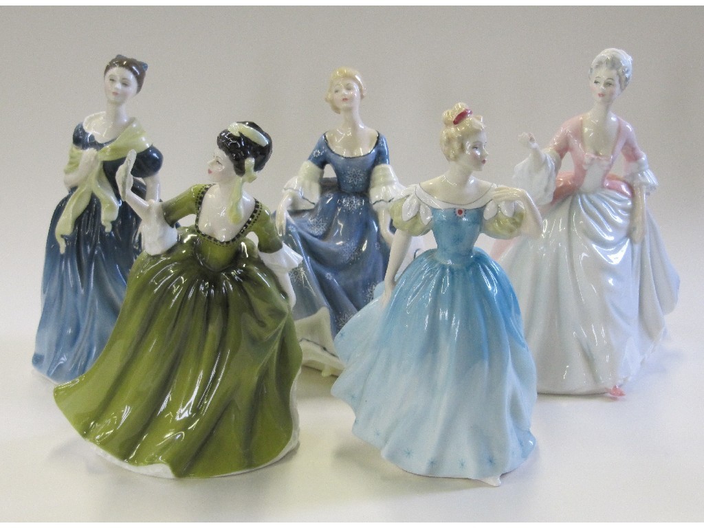 Appraisal: Five Doulton ladies including Enchantment HN Hilary HN Simone HN