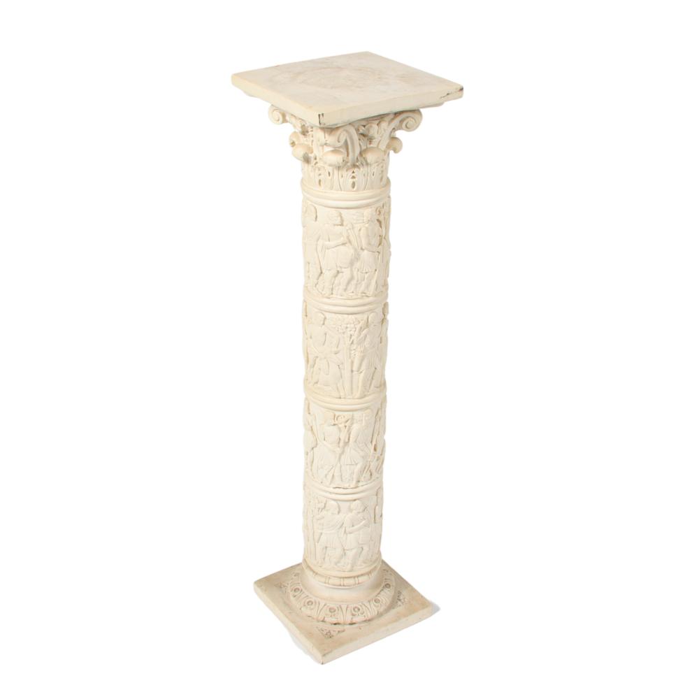 Appraisal: NEOCLASSICAL STYLE IONIC COLUMN PEDESTAL FERN STAND H X W