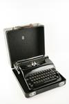 Appraisal: TYPEWRITER - s Corona portable typewriter in original case with