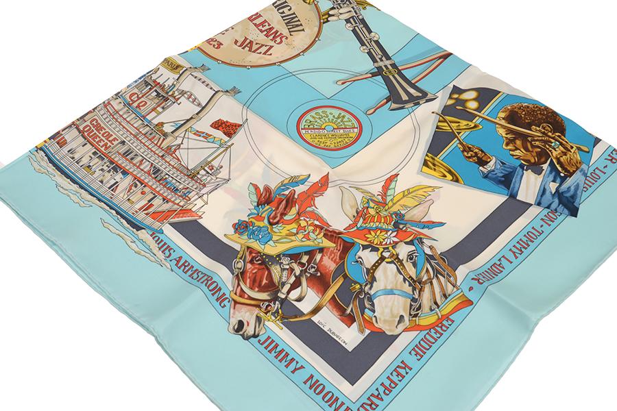 Appraisal: A SILK SCARF BY HERMES 'The Original New Orleans Creole